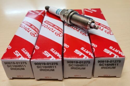 🔥 Toyota Lexus Iridium Spark Plug Set Of 4 9091901275 Genuine OEM Prius Corolla