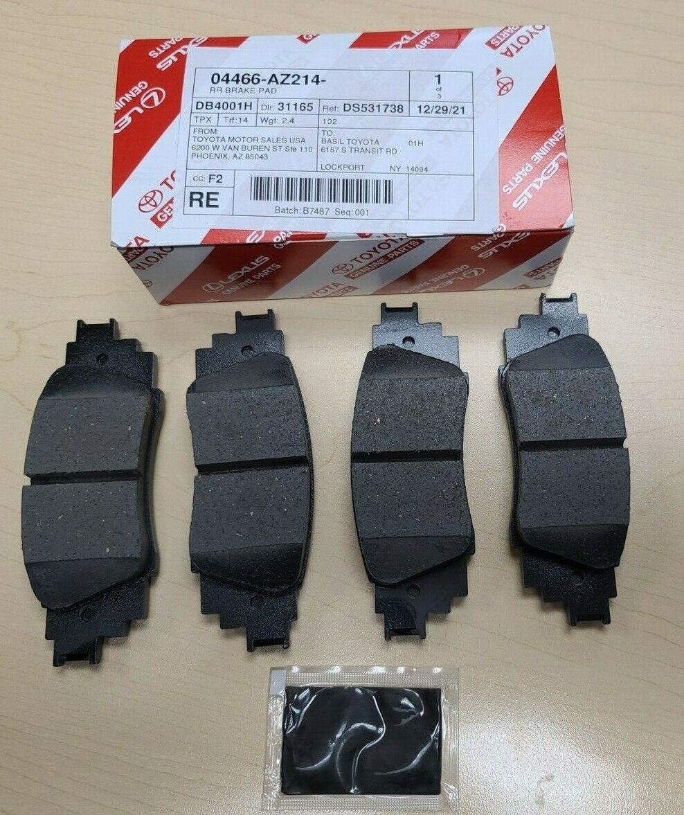 🔥 2019 - 2022 Toyota Rav4 Rear Brake Pads 2018 Camry Avalon 04466-AZ214 🔥